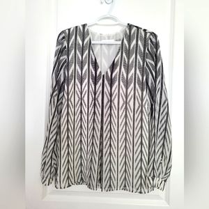 Oversized small Calvin Klein flowy blouse